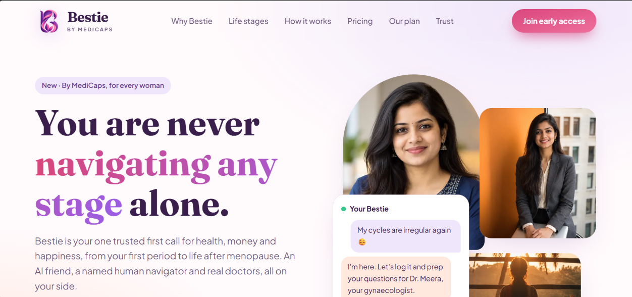 Bestie women’s health companion
