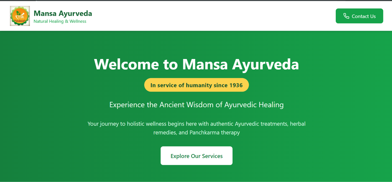 Mansa Ayurveda clinic